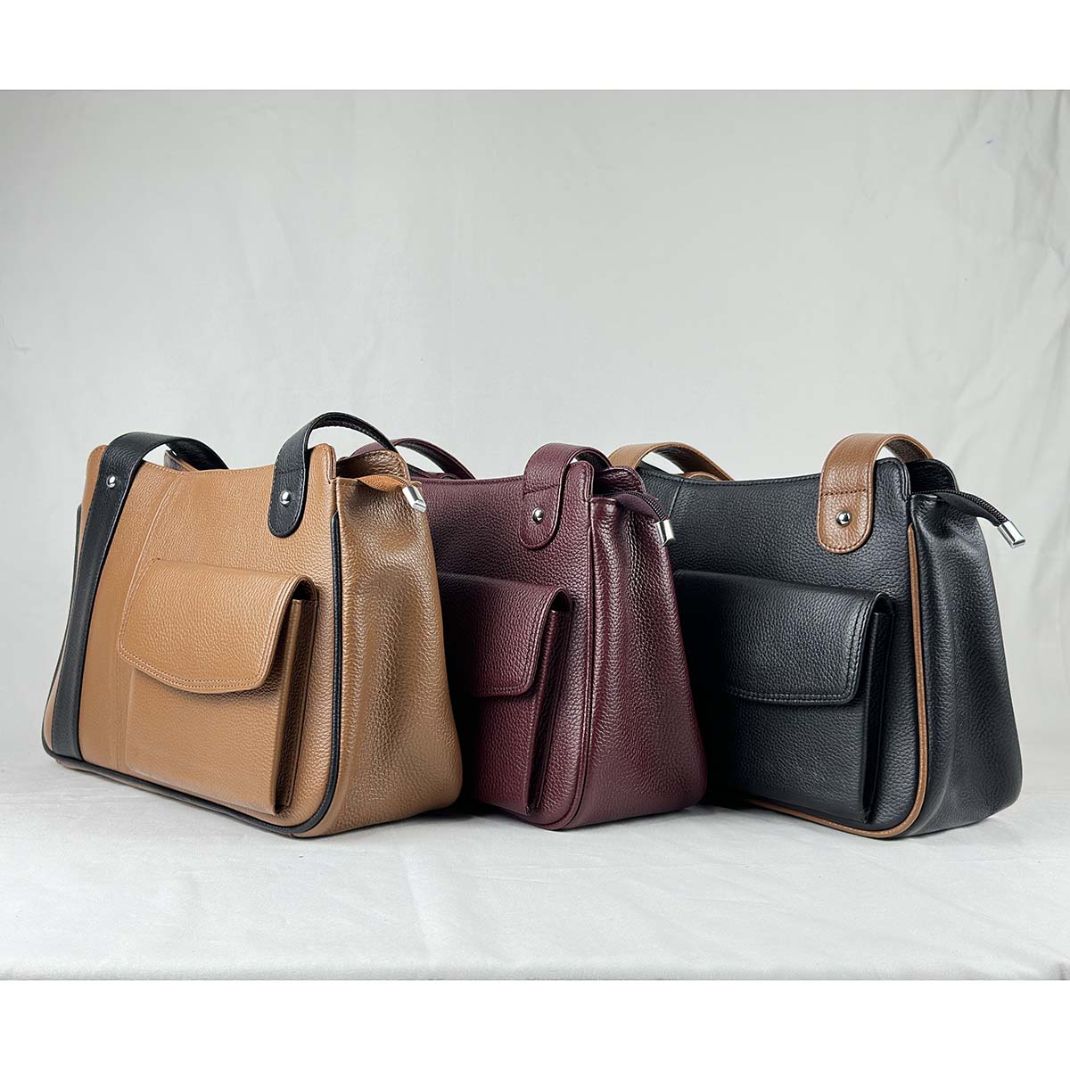 Ladies Contrast Strap Crossbody Bag